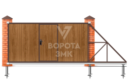 Откатные ворота 7 м 7000×2100 ЗМК-8080
