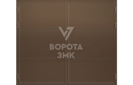 Утепленные промышленные распашные ворота 2500×2500 ЗМК-4888
